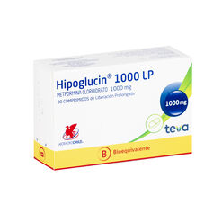 Hipoglucin LP 1000 mg x 30 Comprimidos de Liberación Prolongada