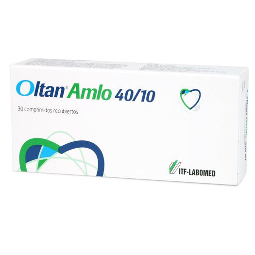 Oltan Amlo 40 mg/10 mg x 30 Comprimidos Recubiertos, , large image number 0