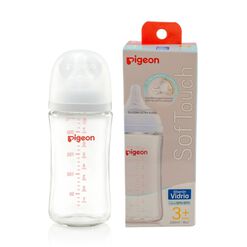 Mamadera Pigeon Softouch Vidrio 240 mL
