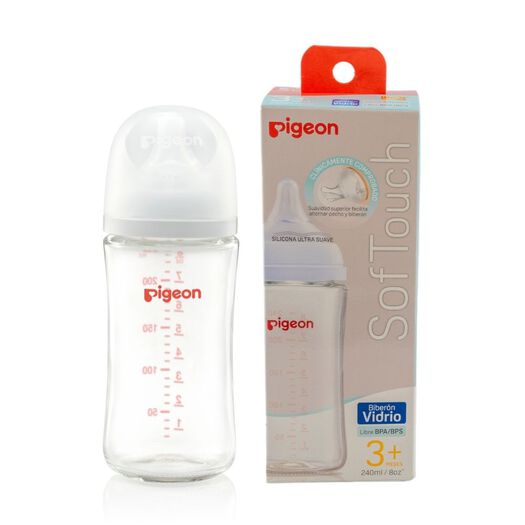 Mamadera Pigeon Softouch Vidrio 240 mL, , large image number 0
