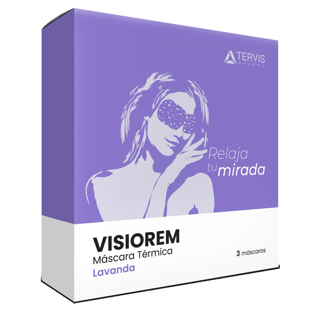 Visiorem Mascarilla Ojos 3 un, , large image number 0