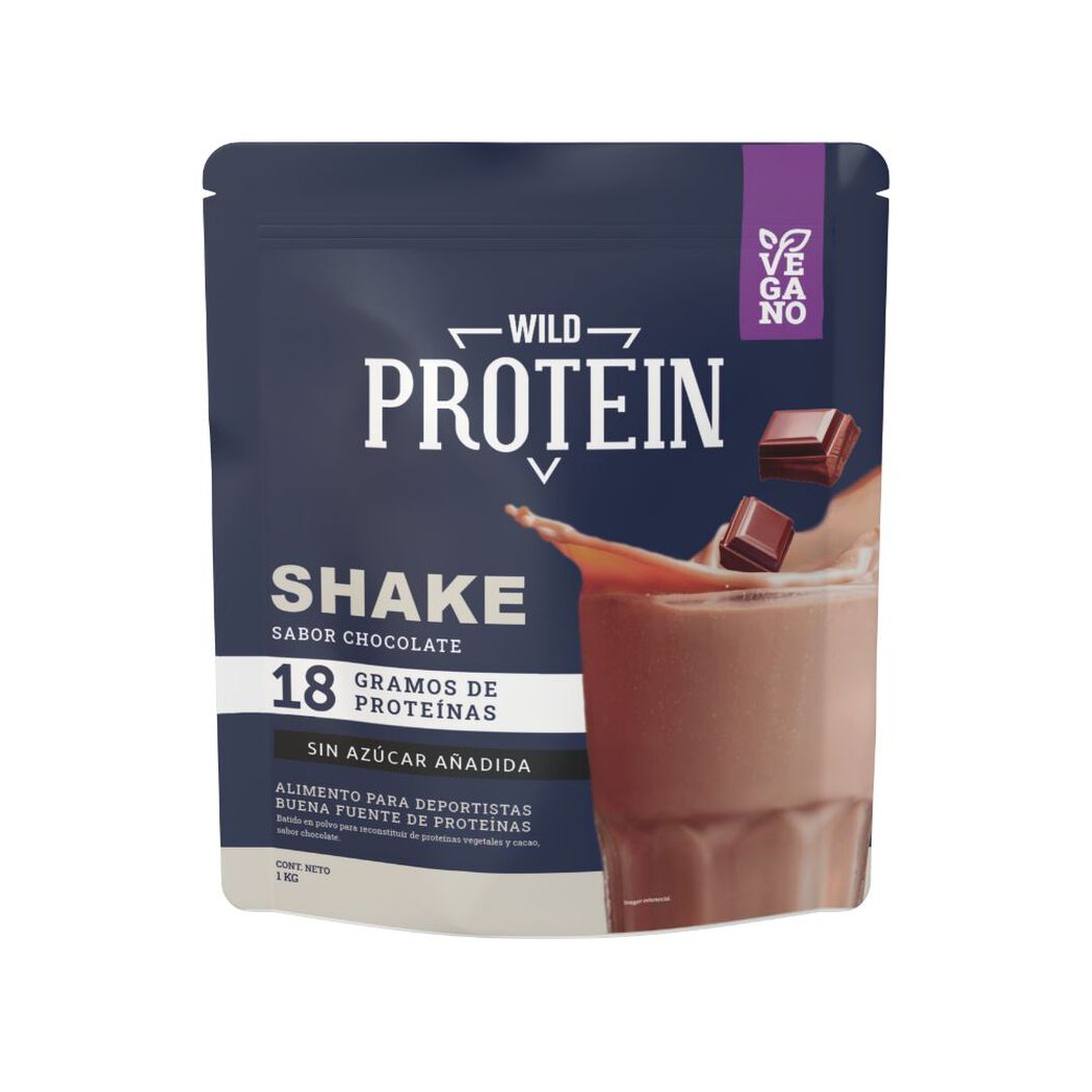 Wild Protein Shake Chocolate 1Kg, , large image number 0