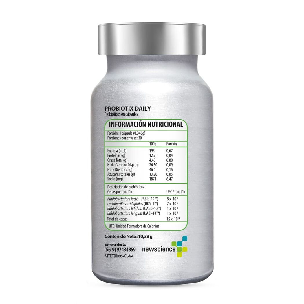 Probiotix Daily 30 C&aacute;psulas, , large image number 2