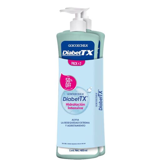 Diabet Tx Pack Crema 400Mlx2, , large image number 0