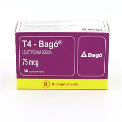 T4-Bago 75 mcg x 50 Comprimidos