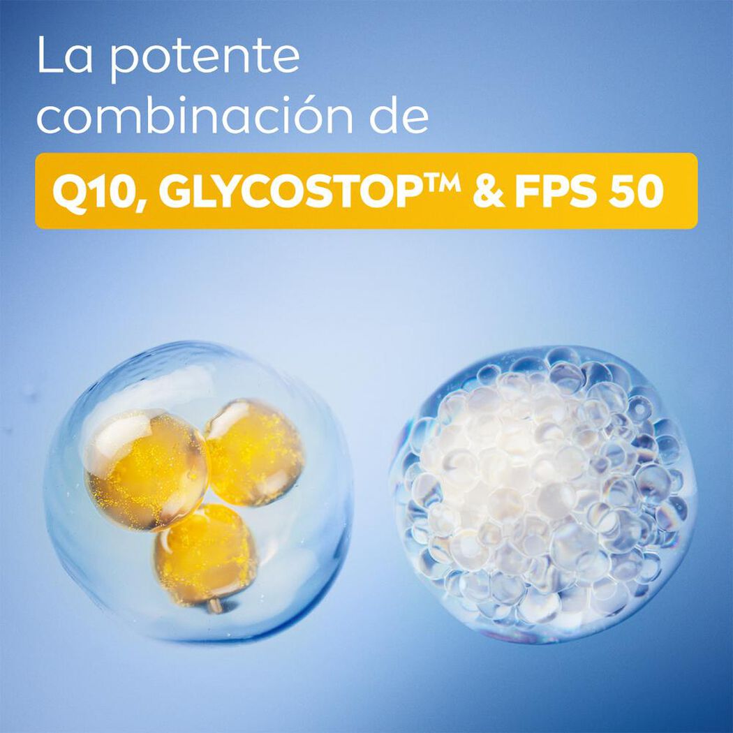 Nivea Q10 Crema Facial Fluido Antiarrugas uso Diario con protección solar FPS50 40ml, , large image number 2