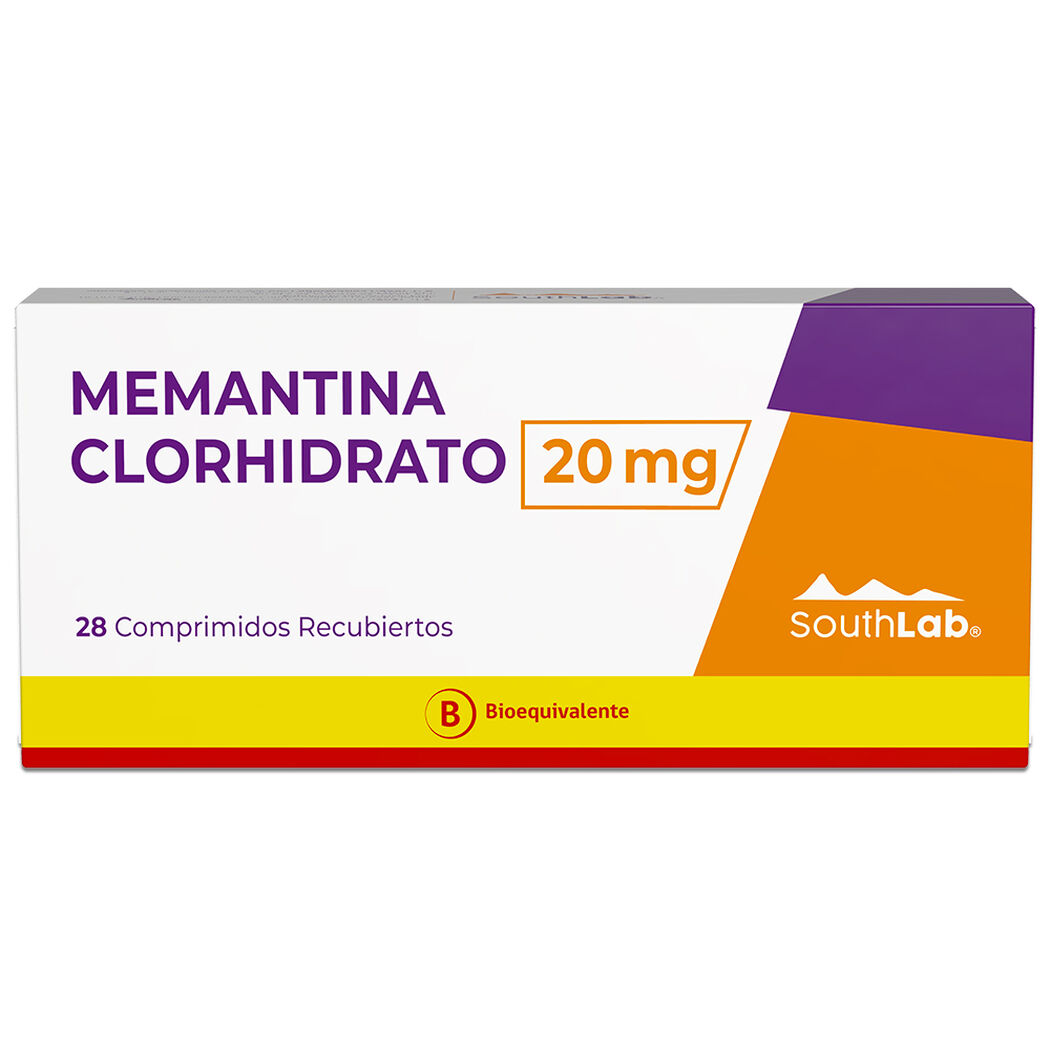 Memantina 20 mg 28 Comprimidos Recubiertos, , large image number 0