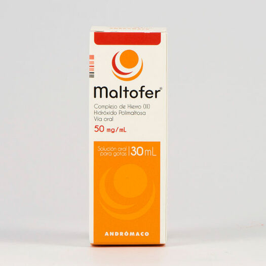 Maltofer 50 mg/mL x 30 mL Solución Oral Para Gotas, , large image number 0