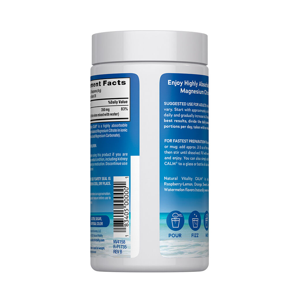 Natural Vitality Calm Magnesio en Polvo Sin Sabor 113g, , large image number 4