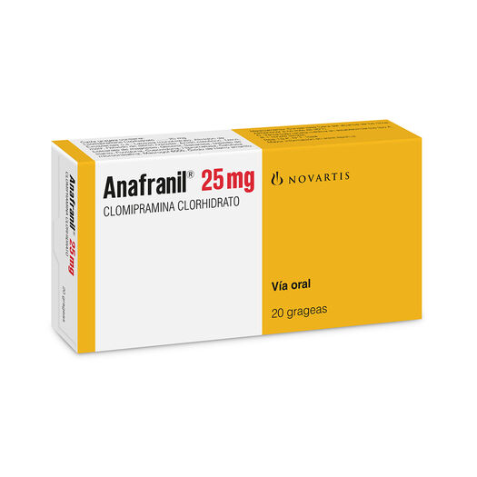 Anafranil 25 mg Caja 20 Grageas, , large image number 0