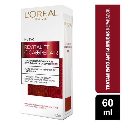 Loreal Crema Antiarrugas Revitalift Cica Repair x 60 mL, , large image number 0