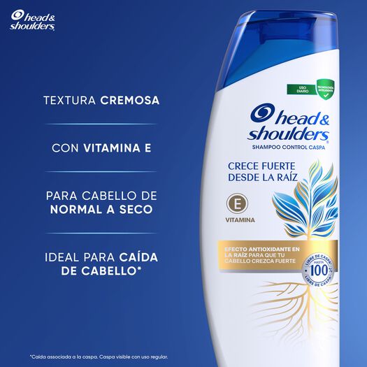 Shampoo Head & Shoulders Fuerza De Raiz 375ml, , large image number 4