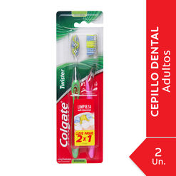 Cepillo de Dientes Colgate Twister Medio 2 un