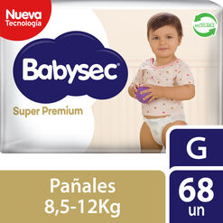 Pa&ntilde;ales Babysec Super Premium G 68 un