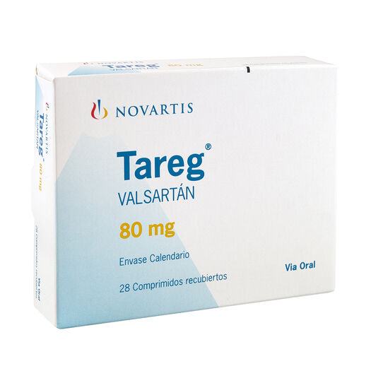 Tareg 80 mg x 28 Comprimidos Recubiertos, , large image number 0