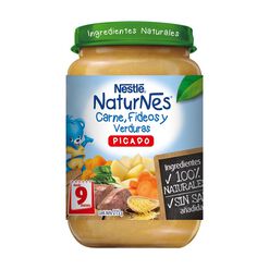 Picado Nestle Carne, Fideos y Verdura Frasco 9+ Meses 215 g