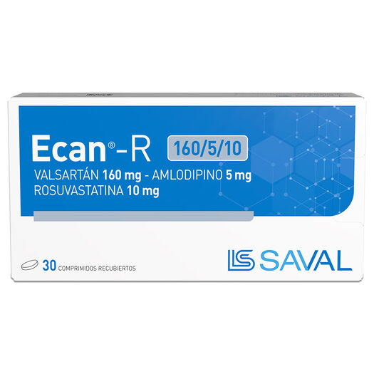 Ecan-R 160/5/10 30 Comprimidos Recubiertos, , large image number 0