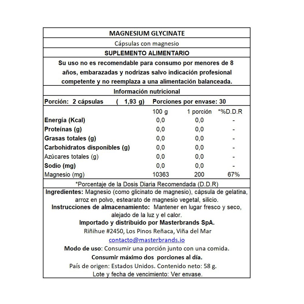 Magnesio Glicinato Nature's Truth 665Mg 60 un, , large image number 1