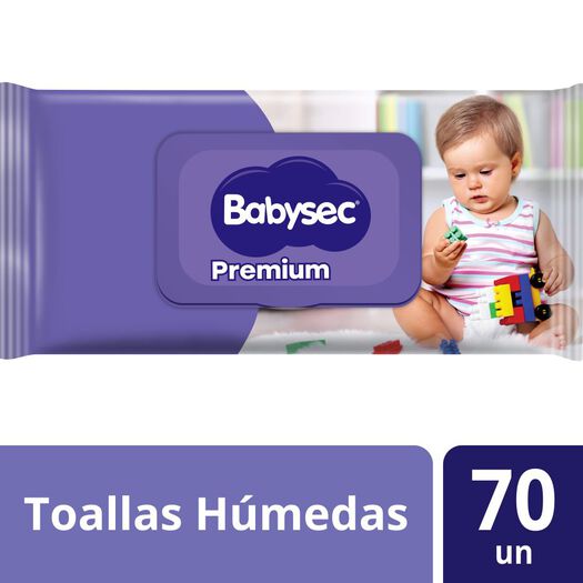 Toalla Humeda Babysec Premium X70 Un, , large image number 0