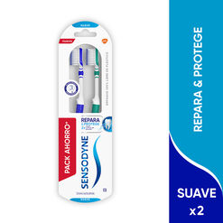 Sensodyne Pack Cepillo Dental Suave Repara Y Protege x 1 Pack