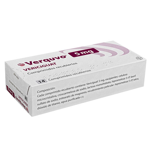 Verquvo 5 mg x 14 Comprimidos Recubiertos, , large image number 1
