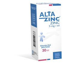 Alta Zinc 5 mg/mL x 30 mL Solución Oral Para Gotas