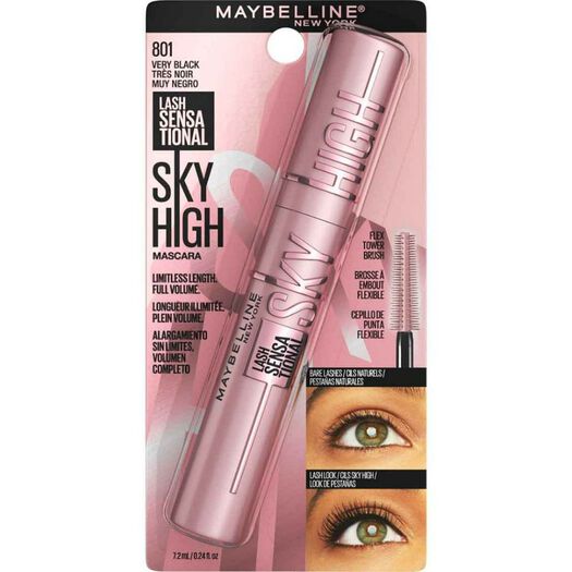 Máscara De Pestañas Lash Sensational Sky High Maybelline Whs, , large image number 4
