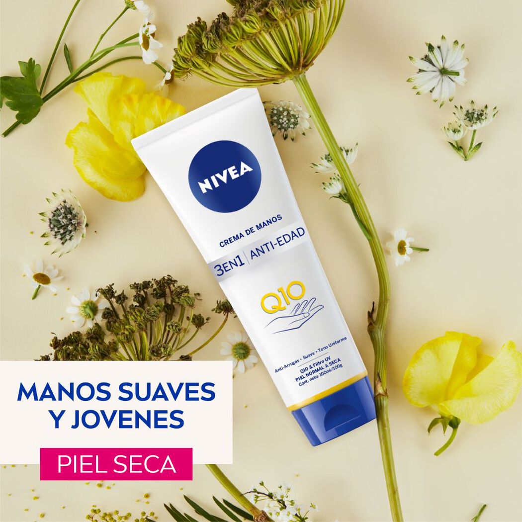 Crema Nivea Manos Antiedad Q10 100 mL, , large image number 2