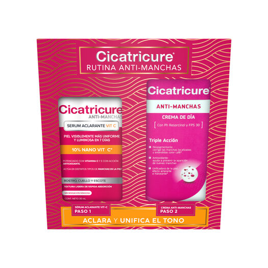 Pack Cicatricure Crem Antimanchas + Serum Vit C 30, , large image number 1