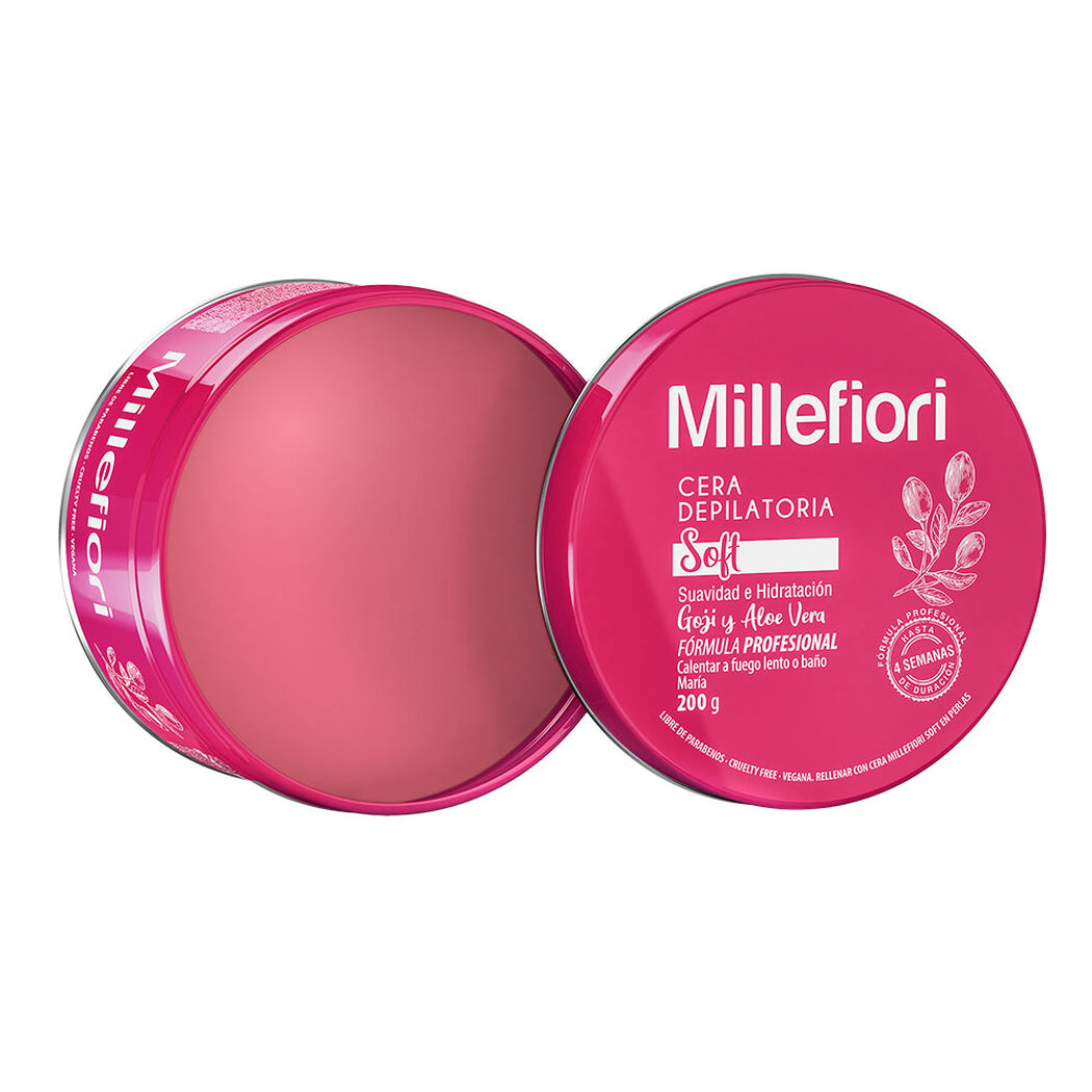Cera Depilatoria Millefiori Soft 200 g, , large image number 0