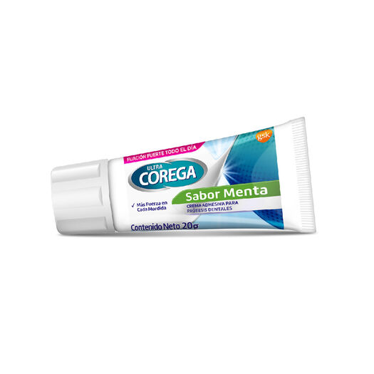 Adhesivo Corega Ultra Protesis Dentales Menta 20 g, , large image number 3