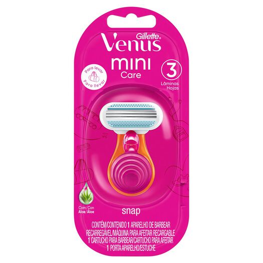 Máquina De Afeitar Recargable Venus Mini Care Snap Con Estuche Transportable, 1 Unidad, , large image number 4
