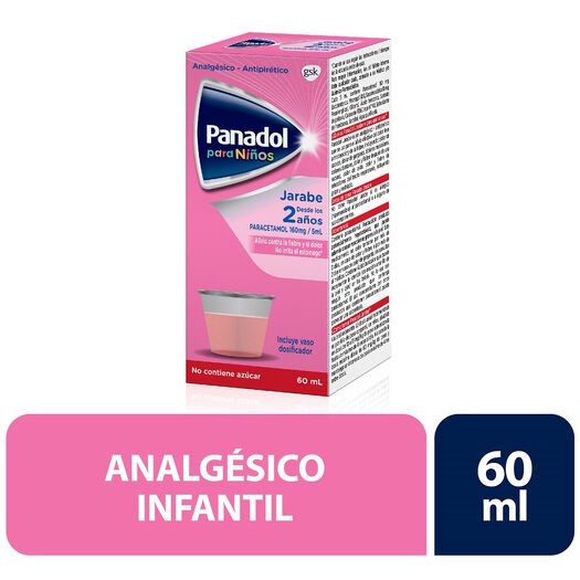 Panadol Niños 160mg/5ml Jarabe 60ml, , large image number 0