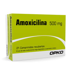 Amoxicilina 500 mg Caja 21 Comp. OPKO CHILE S.A.