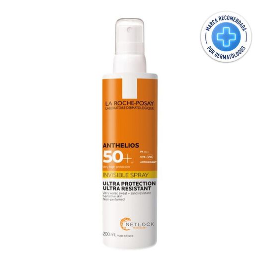 La Roche Posay Protector Solar Spray Anthelios Shaka Adultos FPS 50+ x 200 mL, , large image number 0