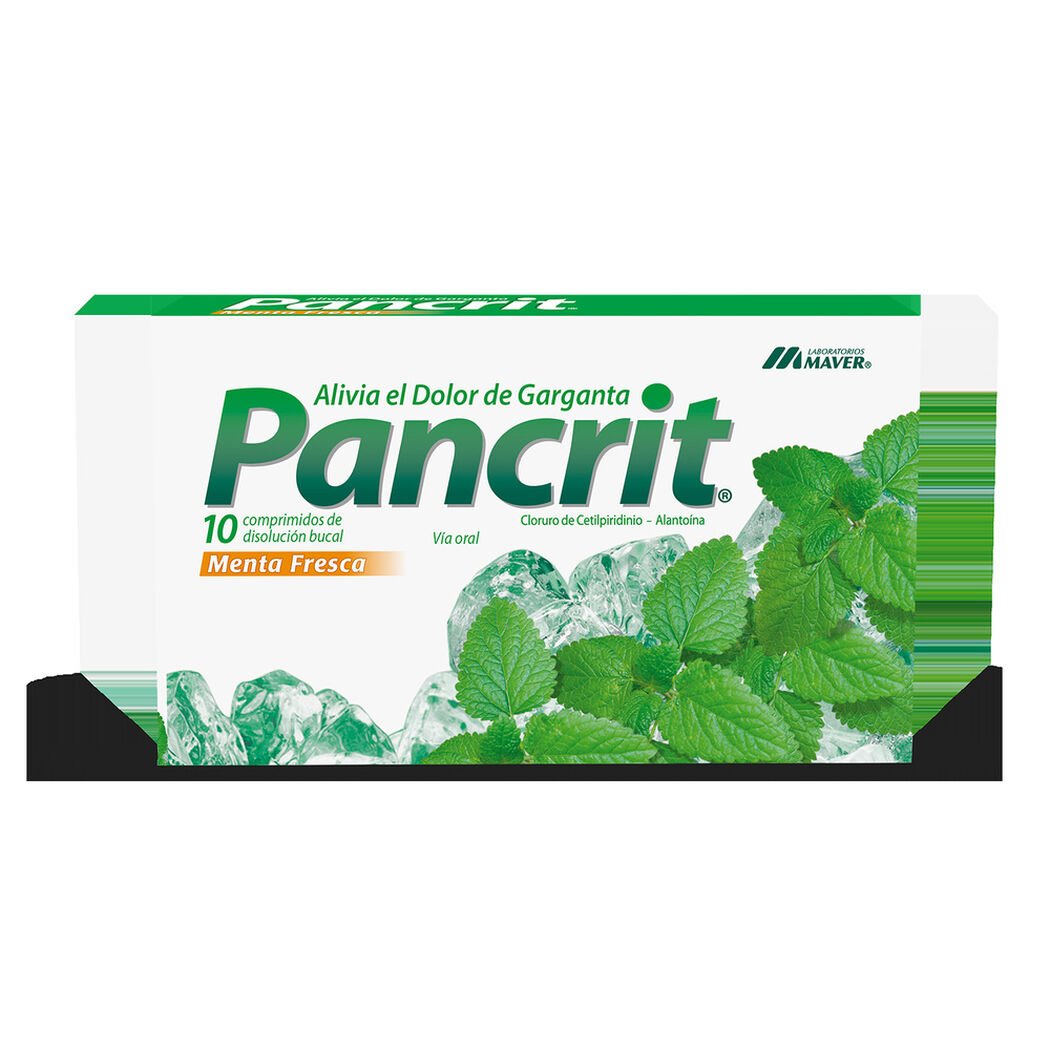 Pancrit Menta Fresca 10 Comprimidos, , large image number 1
