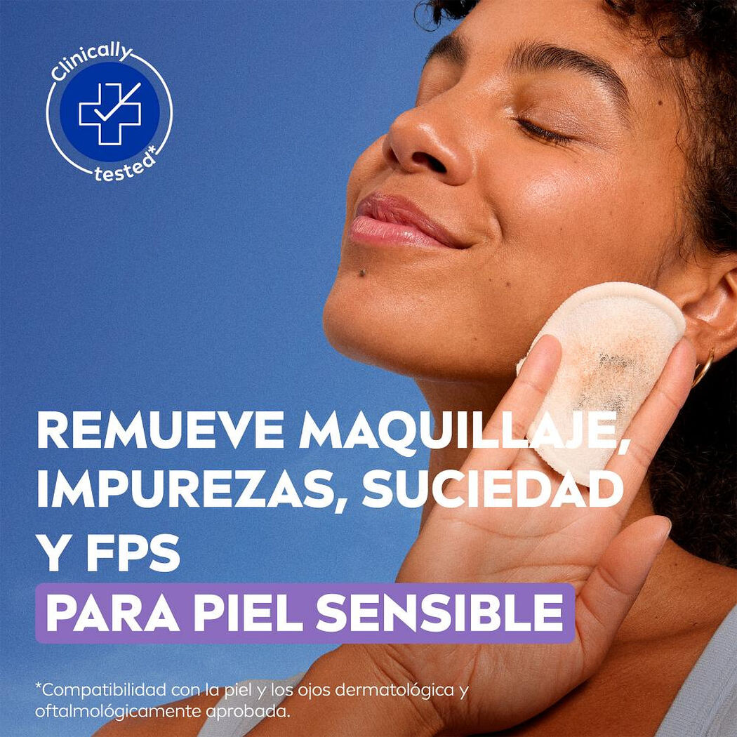 Agua Micelar Nivea Suavizante Piel Sensible 100 mL, , large image number 3