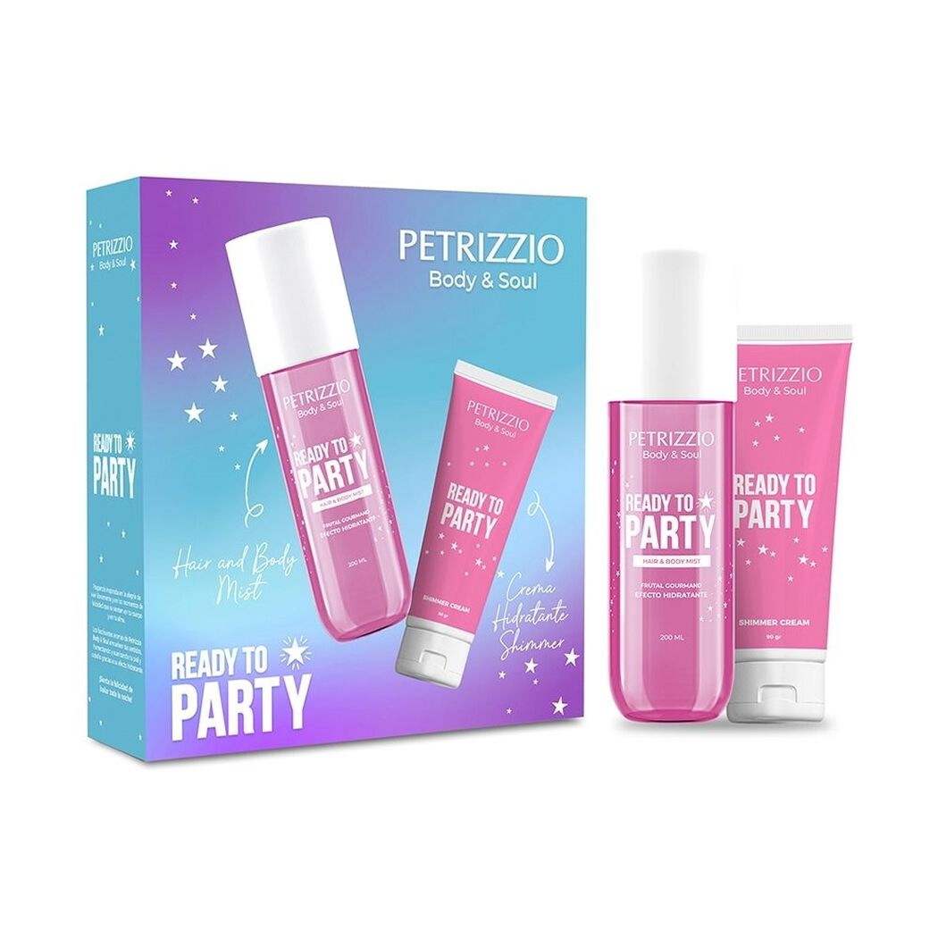 Set Body Mist Ready to Party + Crema Shimmer, , large image number 0