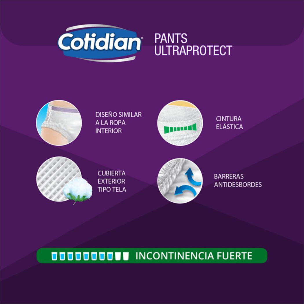 Pants Cotidian Ultraprotect G/XG 30 un, , large image number 3