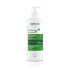 Shampoo Dercos Vichy Anticaspa Grasa 390 mL