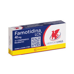 Famotidina 40 mg x 10 Comprimidos Recubiertos CHILE