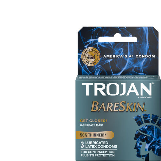 PRESERVATIVO TROJAN BARESKIN 3 UN, , large image number 0