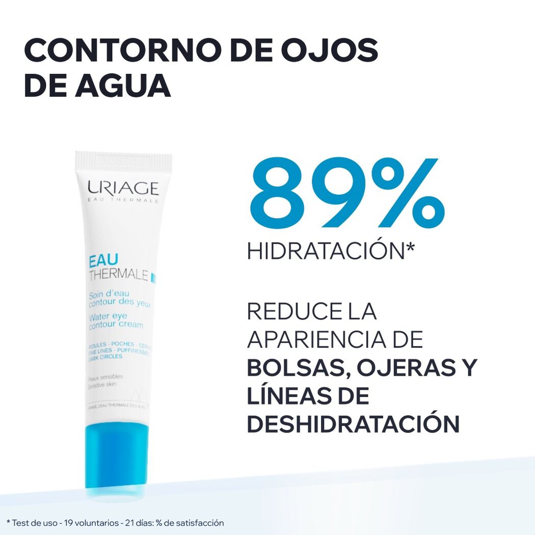 Uriage Contorno De Ojos De Agua Eau Thermale x 15 mL, , large image number 1