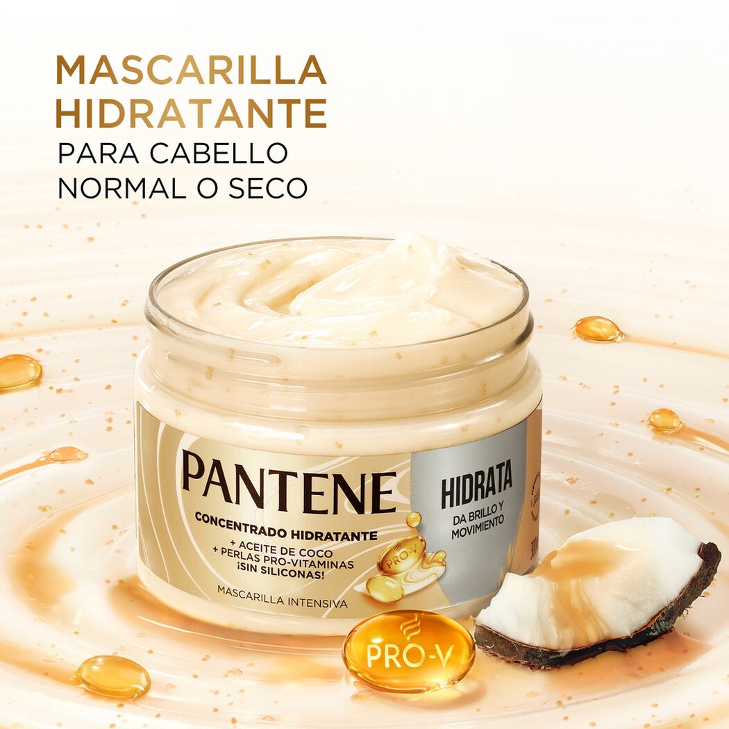 Máscara Capilar Pantene Aceite de Coco Perlas Pro Vitaminas 300 mL, , large image number 1