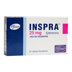 Inspra 25 mg x 30 Comprimidos Recubiertos