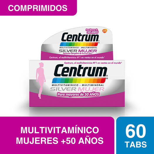 Centrum Mujer Silver 60comp, , large image number 0