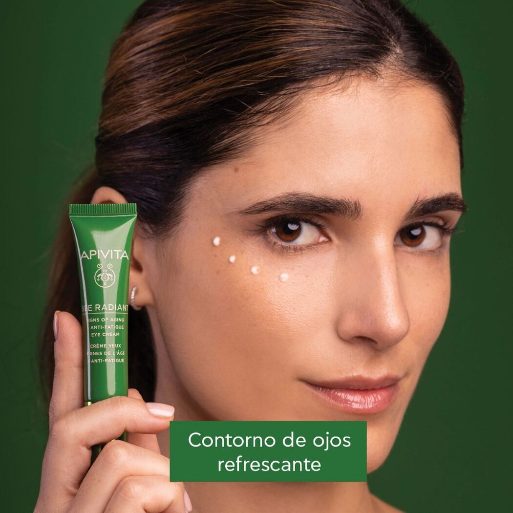 Contorno de Ojos para Signos de la Edad & Anti-fatiga 15ml Bee Radiant Apivita, , large image number 4