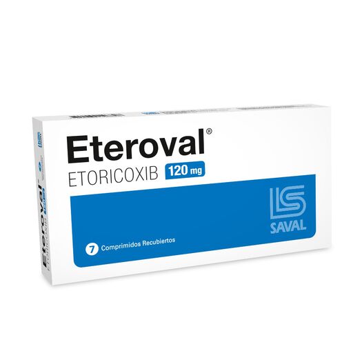 Eteroval 120 mg x 7 Comprimidos Recubiertos, , large image number 0