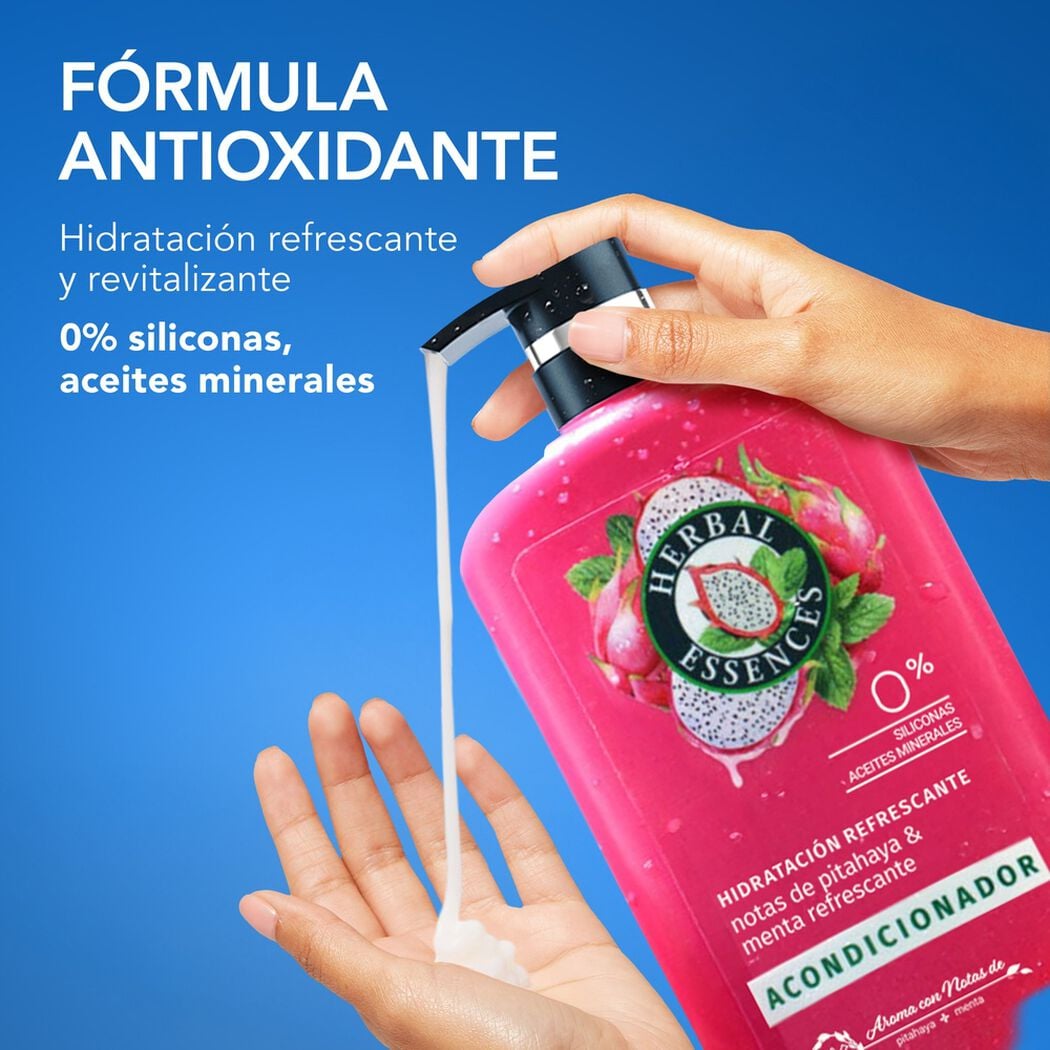 Herbal Essences Acondicionador Hidrataci&oacute;n Refrescante Pitahaya y Menta 865ml, , large image number 3
