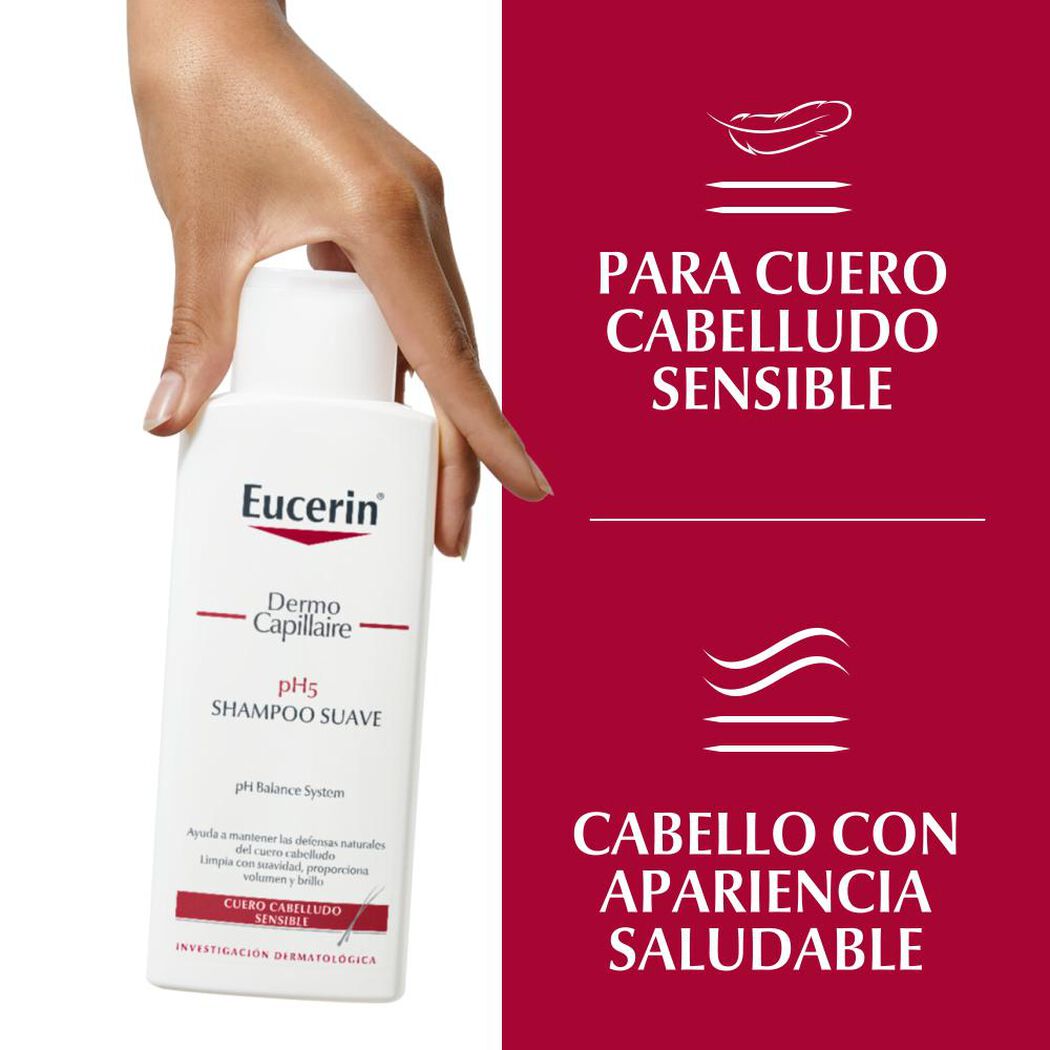 Shampoo Eucerin Dermo Capillaire Ph5 250 mL, , large image number 3